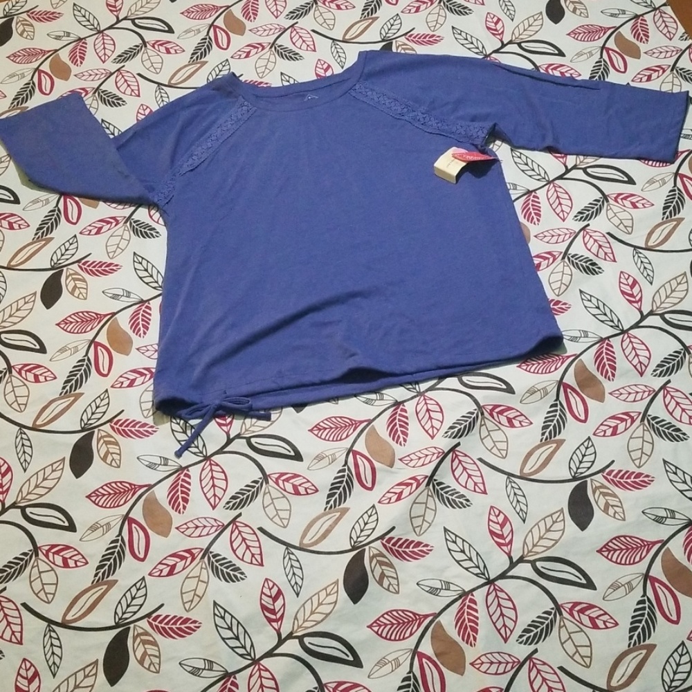 St. John's Bay French Terry Long Sleeve Shirt